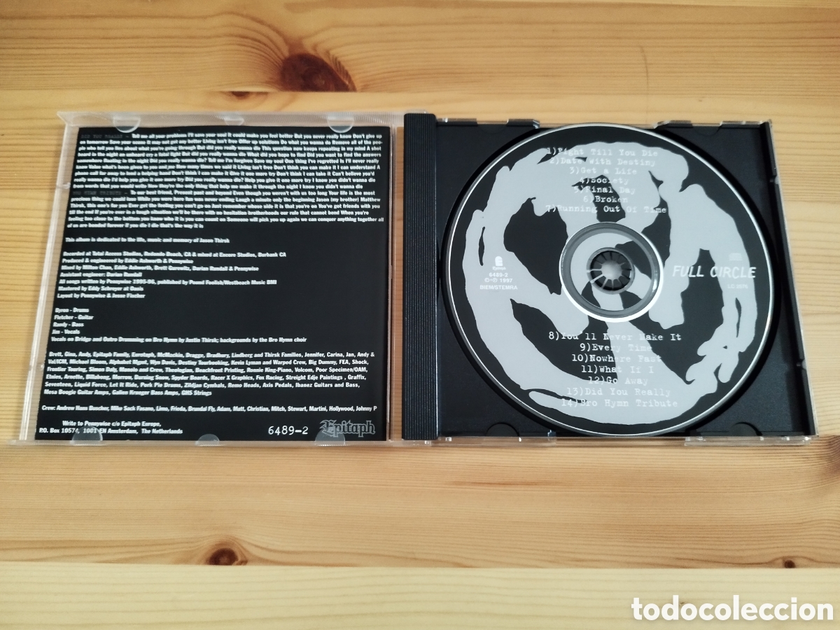CDs de m&uacute;sica: CD Pennywise-Full circle - Foto 2