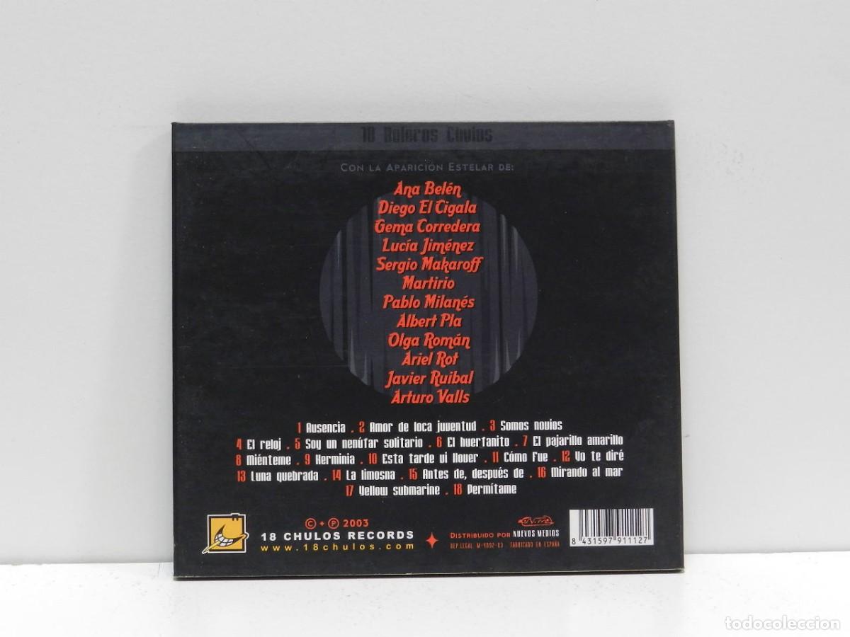 CDs de m&uacute;sica: DISCO CD. 18 Boleros Chulos. COMPACT DISC. - Foto 2
