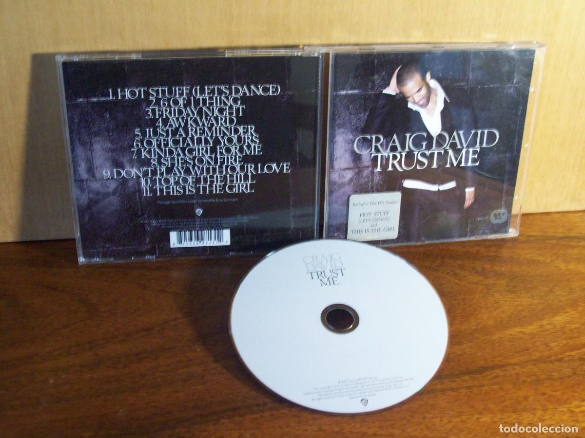 CDs de m&uacute;sica: CRAIG DAVID - TRUST ME - CD MADE IN THE EU - Foto 1