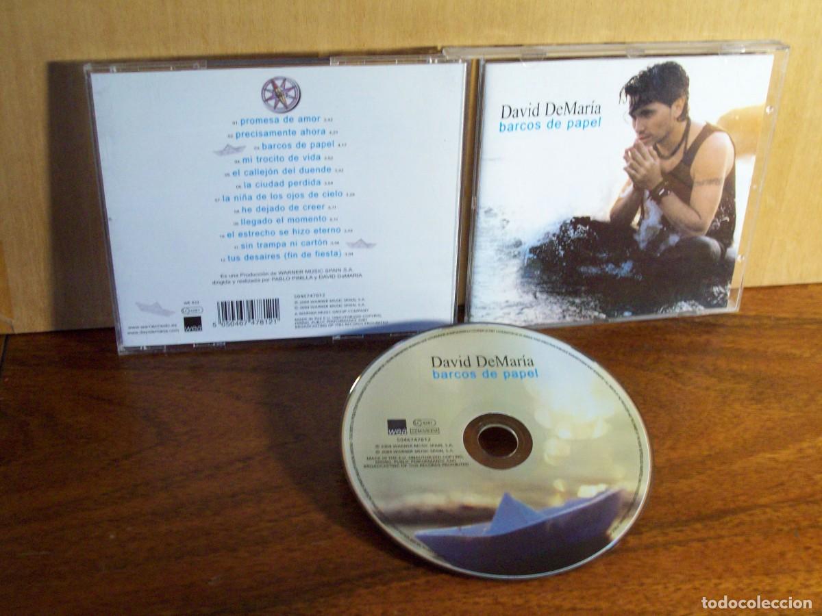 CDs de m&uacute;sica: DAVID DE MARIA - BARCOS DE PAPEL - CD MADE IN THE E.U. - Foto 1