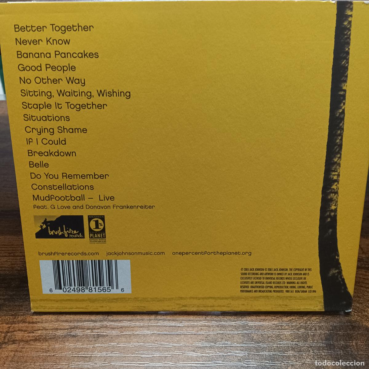 CDs de m&uacute;sica: JACK JOHNSON, IN BETWEEN DREAMS. CD - Foto 2
