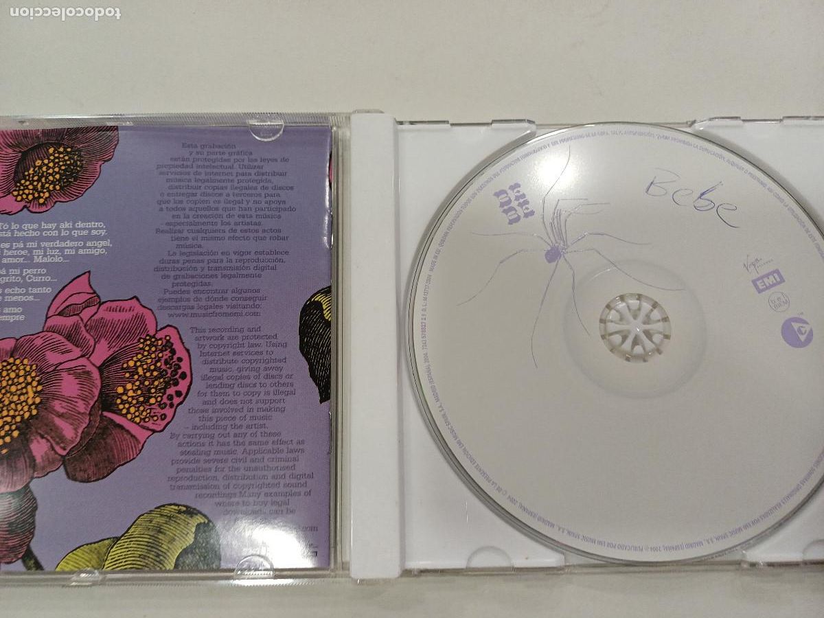 CDs de m&uacute;sica: BEBE/PAFUERA TELARA&Ntilde;AS/CD. - Foto 2