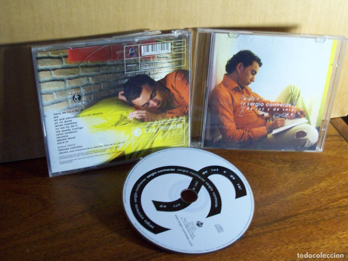 CDs de m&uacute;sica: SERGIO CONTRERAS - DE LUZ Y DE SAL - CD - Foto 1