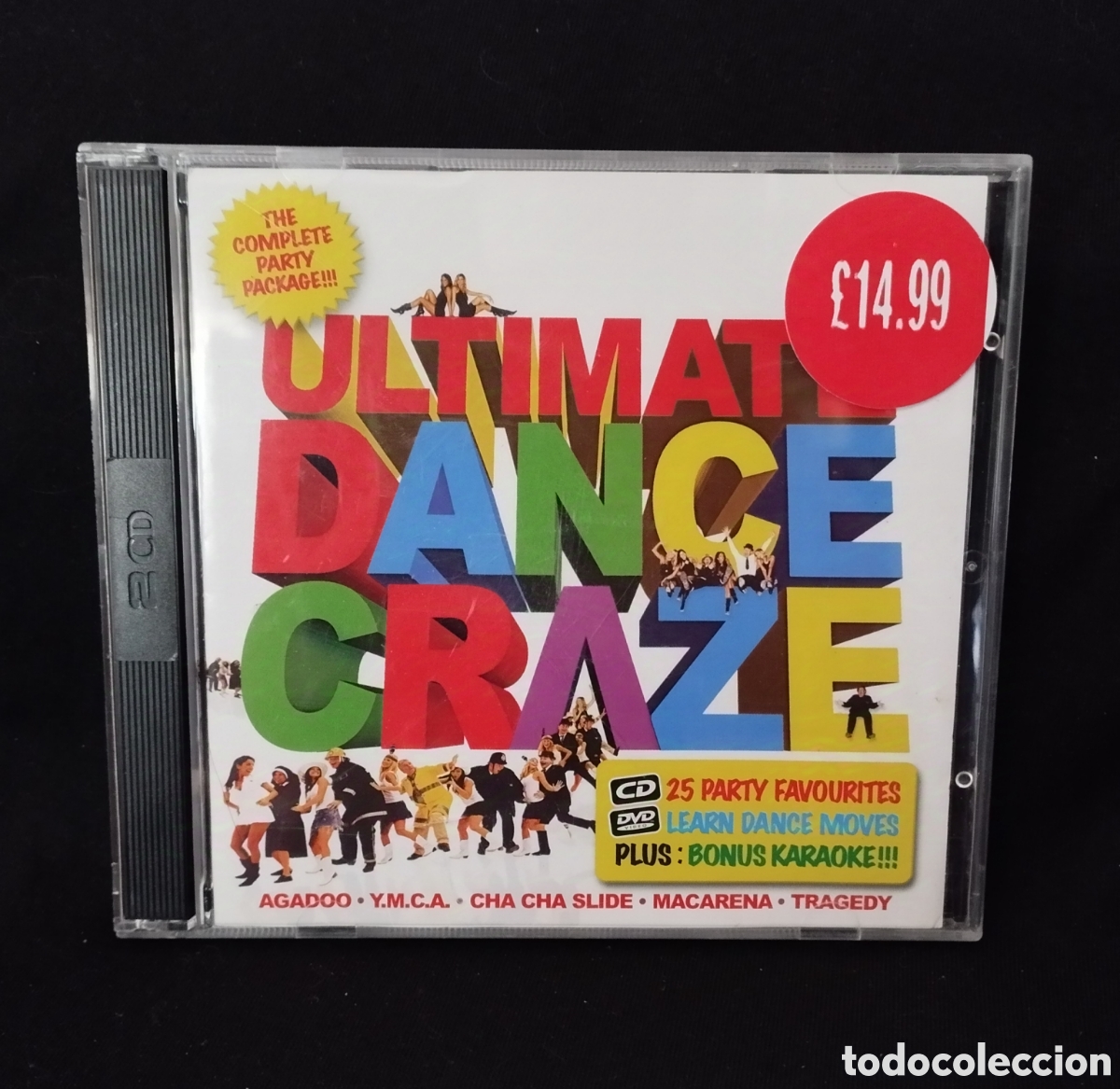 CDs de m&uacute;sica: CD DOBLE, ULTIMATE DANCE CRAZE. VARIOS - Foto 1