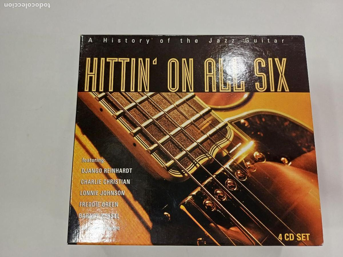 CD de M&uacute;sica: A HISTORY OF THE JAZZ GUITAR/HITTIN' ON ALL SIX/4 CD'S