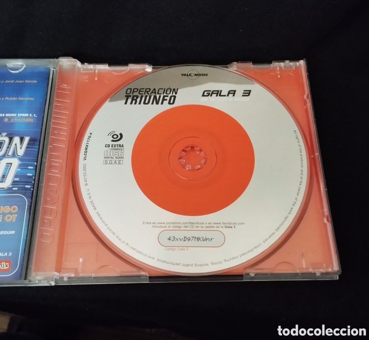 CDs de m&uacute;sica: CD OPERACI&Oacute;N TRIUNFO GALA 3. - Foto 3