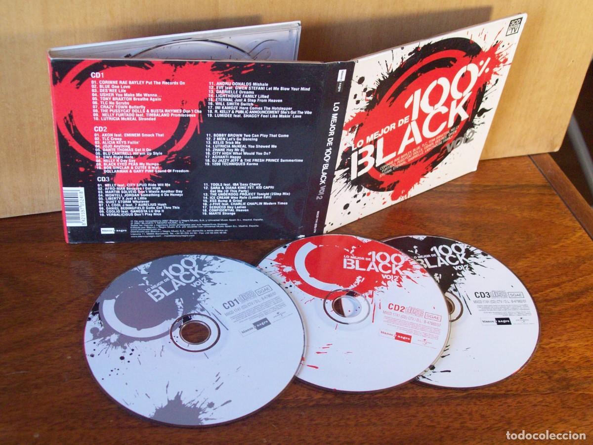 CDs de m&uacute;sica: LO MEJOR DE 100% BLACK - TRIPLE CD - Foto 1