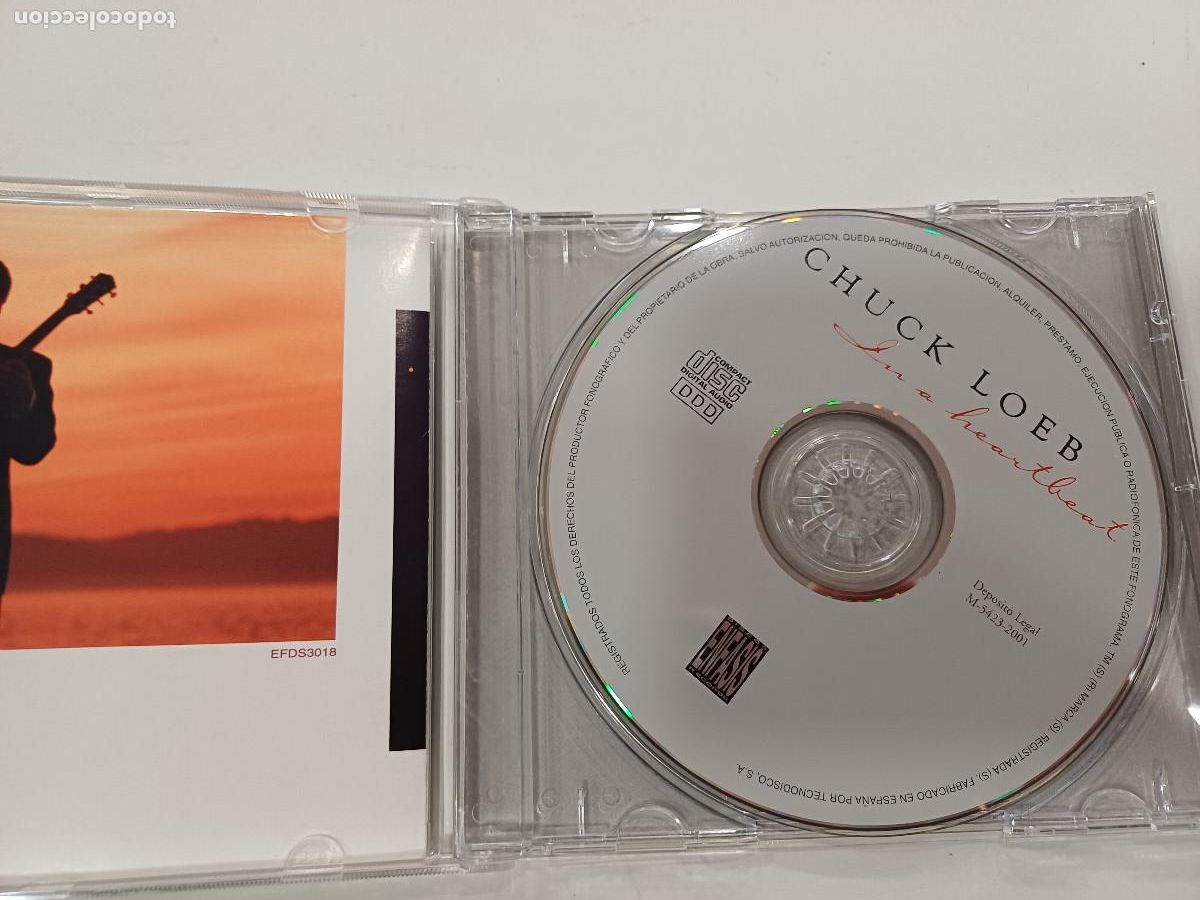 CDs de m&uacute;sica: CHUCK LOEB/IN A HEARTBEAT/CD. - Foto 2