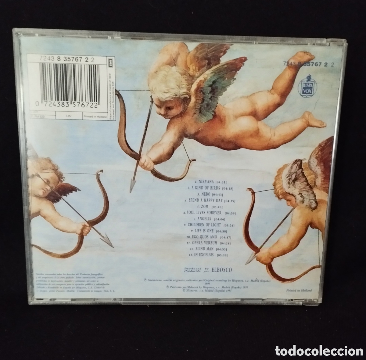 CDs de m&uacute;sica: CD ELBOSCO &Aacute;NGELIS. NIRVANA. - Foto 2
