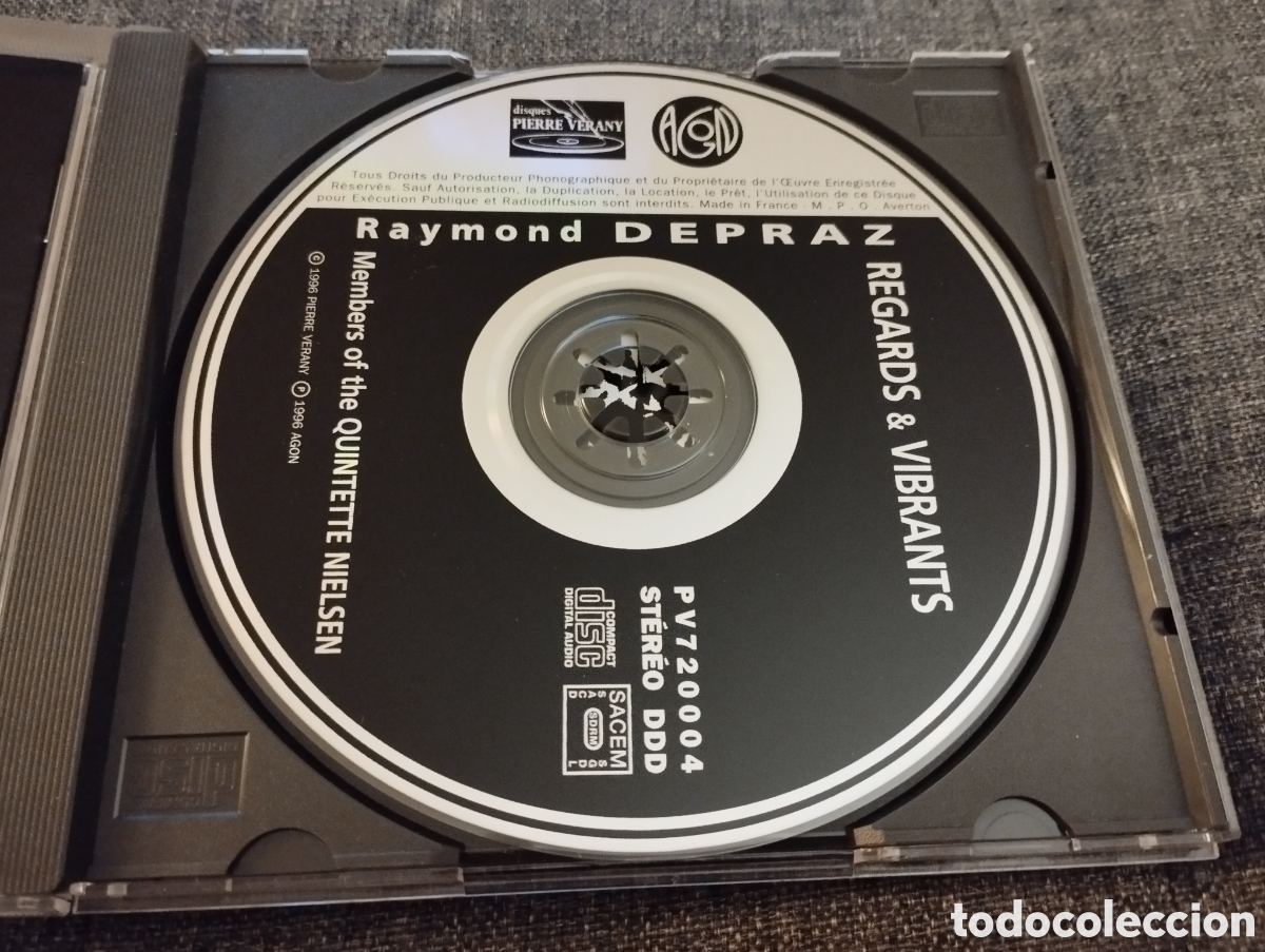 CDs de m&uacute;sica: RAYMOND DEPRAZ: REGARDS & VIBRANTS (CD) - Foto 2