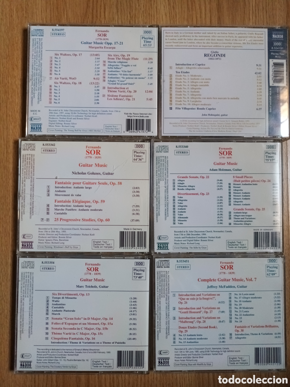 CDs de m&uacute;sica: Guitar collection 6 cds - Foto 6