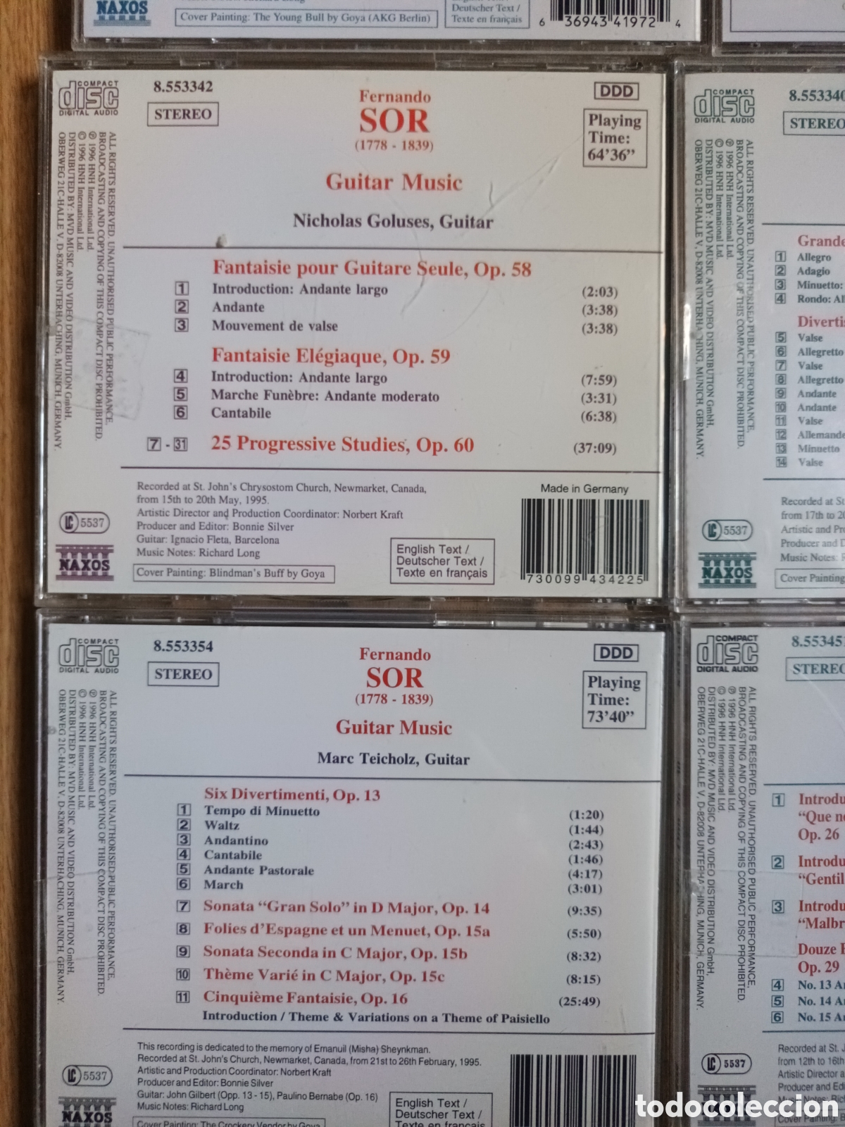 CDs de m&uacute;sica: Guitar collection 6 cds - Foto 10