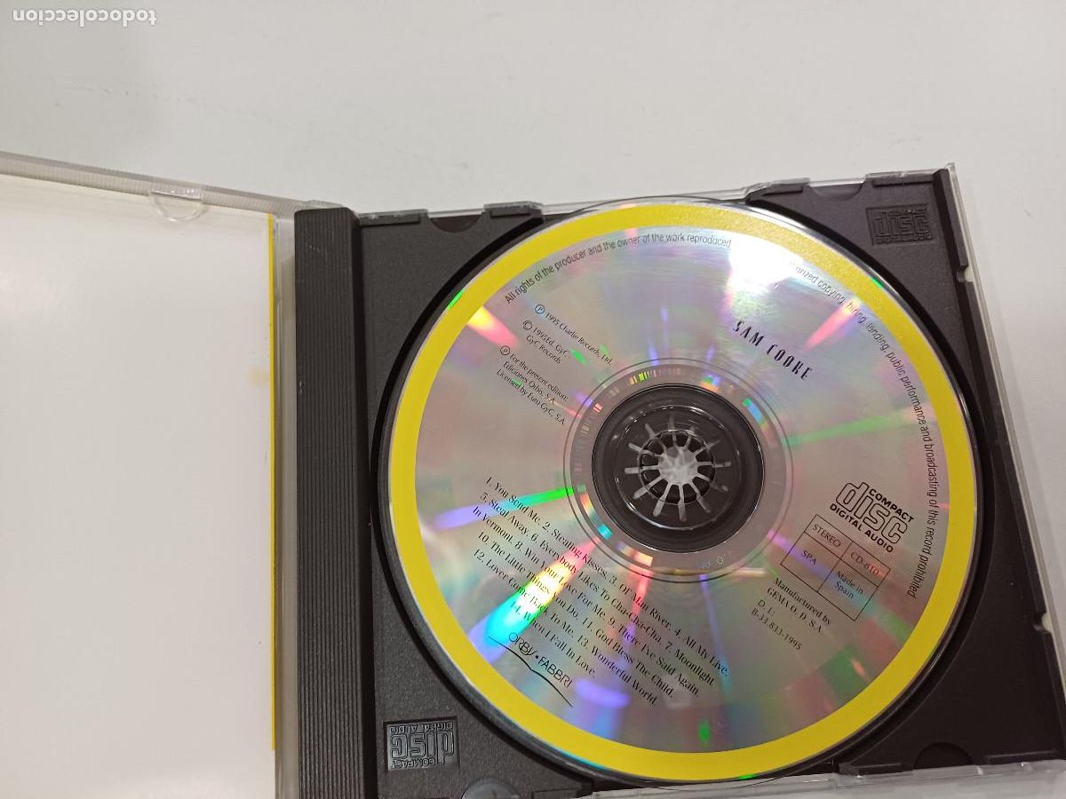 CDs de m&uacute;sica: SAM COOKE/CD CHARLIE RECORDS/ORBIS. - Foto 2