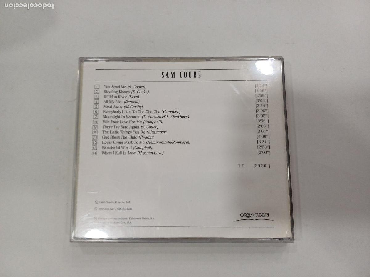 CDs de m&uacute;sica: SAM COOKE/CD CHARLIE RECORDS/ORBIS. - Foto 3