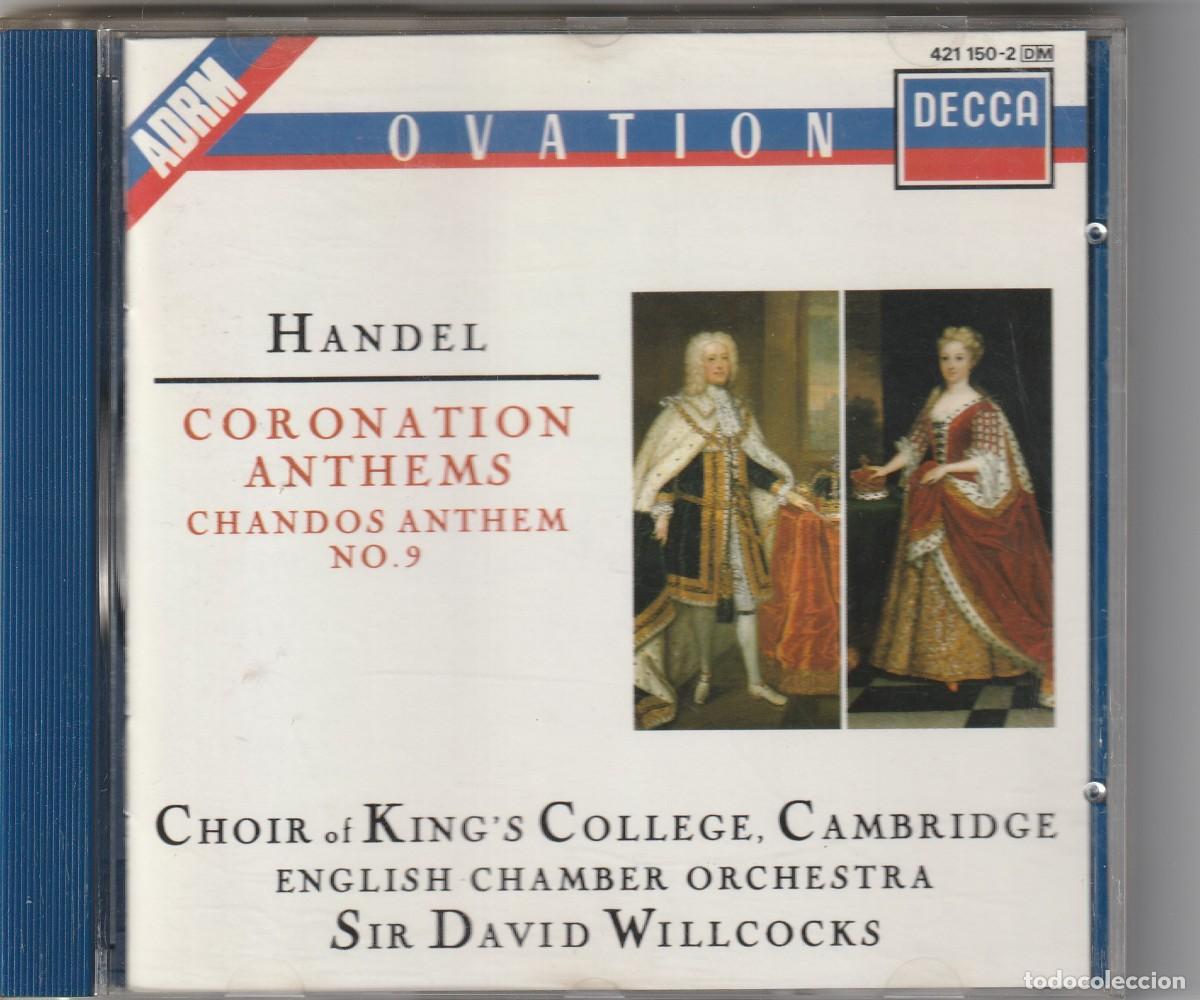 CDs de m&uacute;sica: HANDEL - CORONATION ANTHEMS (CD DECCA) SIR DAVID WILLCOCKS - Foto 1