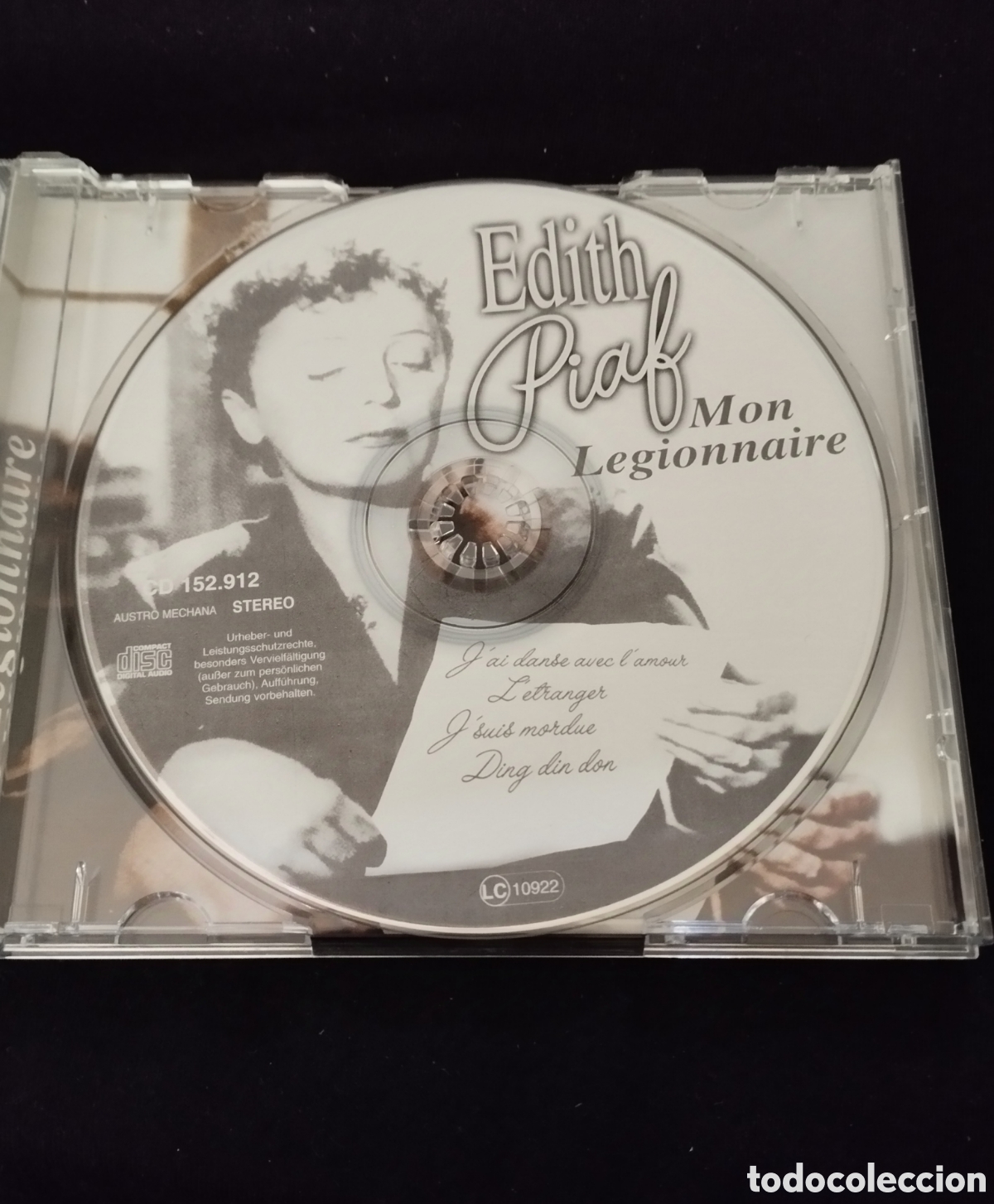 CDs de m&uacute;sica: CD EDIT PIAF. MON LEGIONNAIRE. - Foto 3