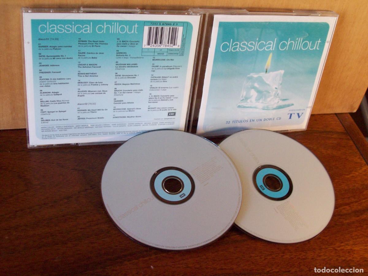 Music CDs: CLASSICAL CHILLOUT - DOBLE CD COMO NUEVOS FALTA LA ULTIMA HOJA DE LA CARATULA