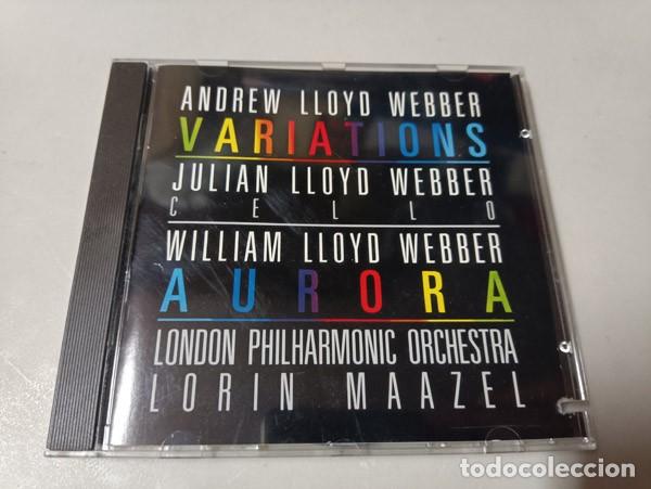 CDs de m&uacute;sica: ANDRES & WILLIAM LLOYD WEBBER - VARIATIONS / AURORA (LORIN MAAZEL) - Foto 1