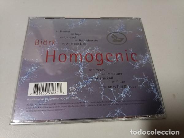 CDs de m&uacute;sica: BJORK - HOMOGENIC (CD) - Foto 2