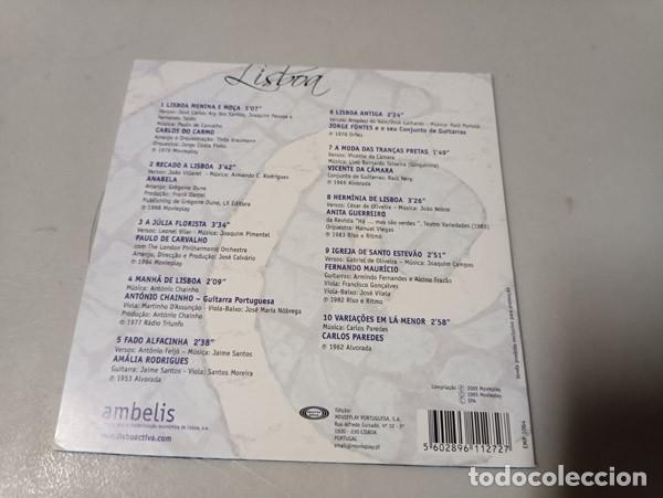 CDs de m&uacute;sica: PORTUGUESE MUSIC - LISBOA - Foto 2