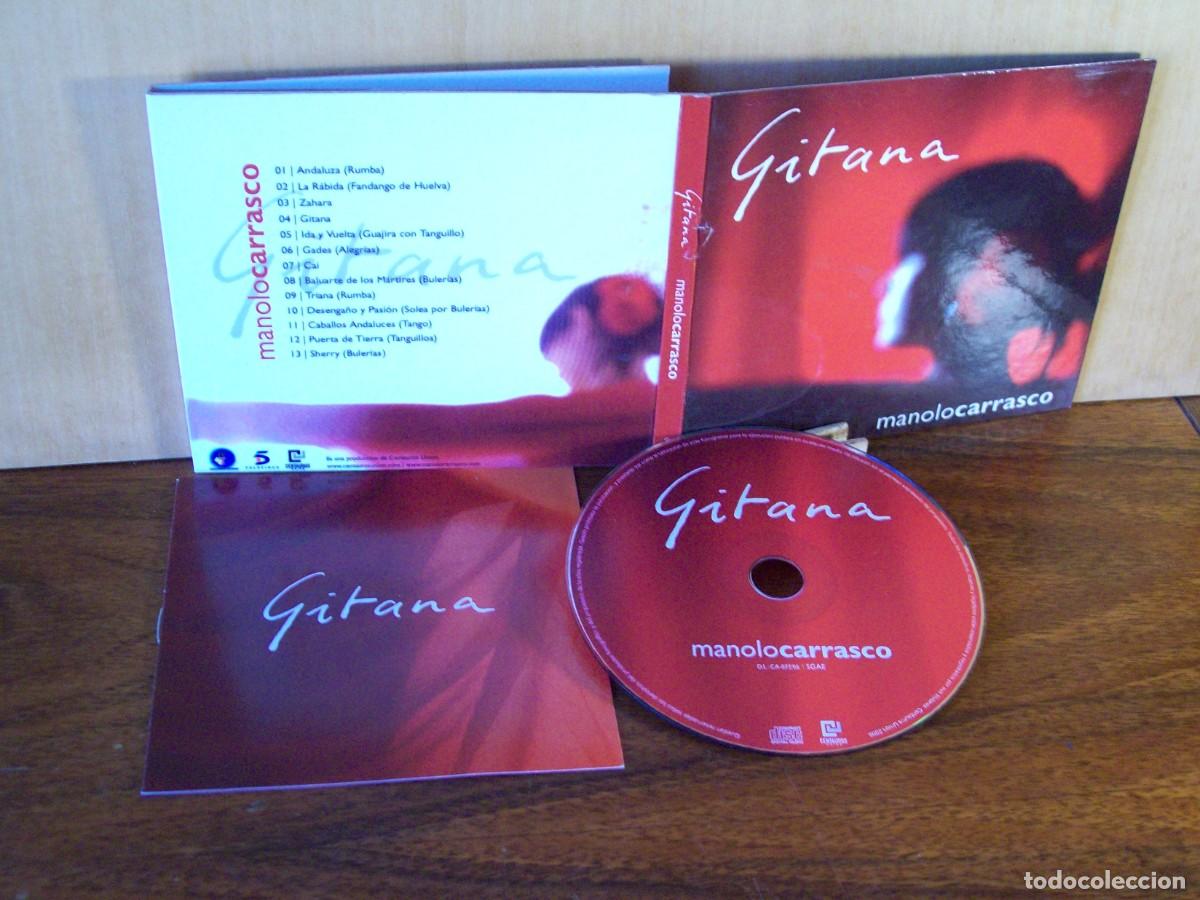 CDs de m&uacute;sica: MANOLO CARRASCO - GITANA - CD DIGIPACK CON LIBRETO COMO NUEVO - Foto 1