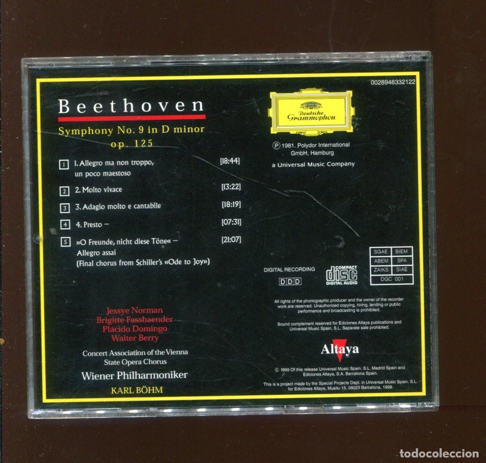 CDs de m&uacute;sica: Beethoven. sinfonia 9. Deusche Gramophon. cd - Foto 2