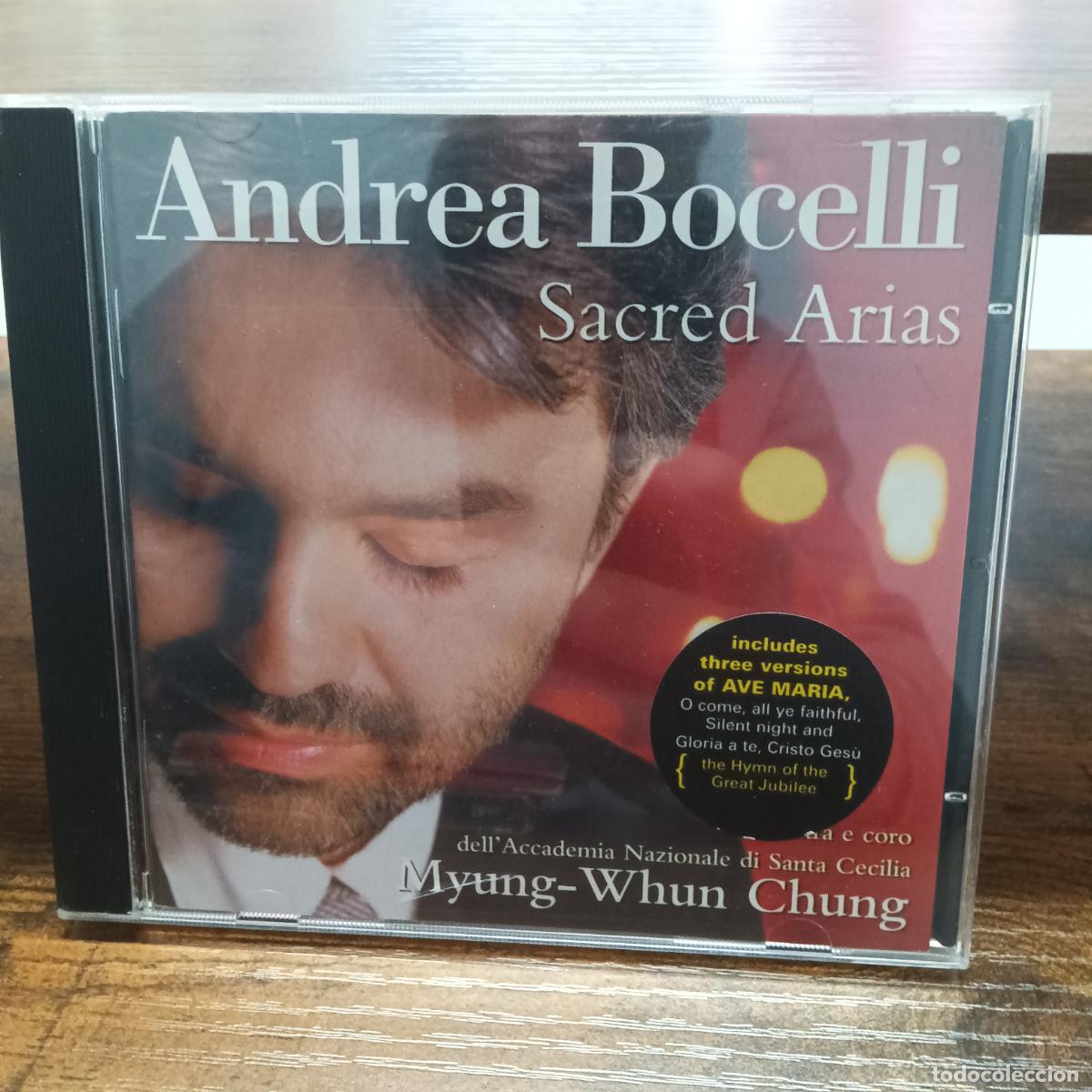 CDs de m&uacute;sica: ANDREA BOCELLI, SACRED ARIAS. CD - Foto 1