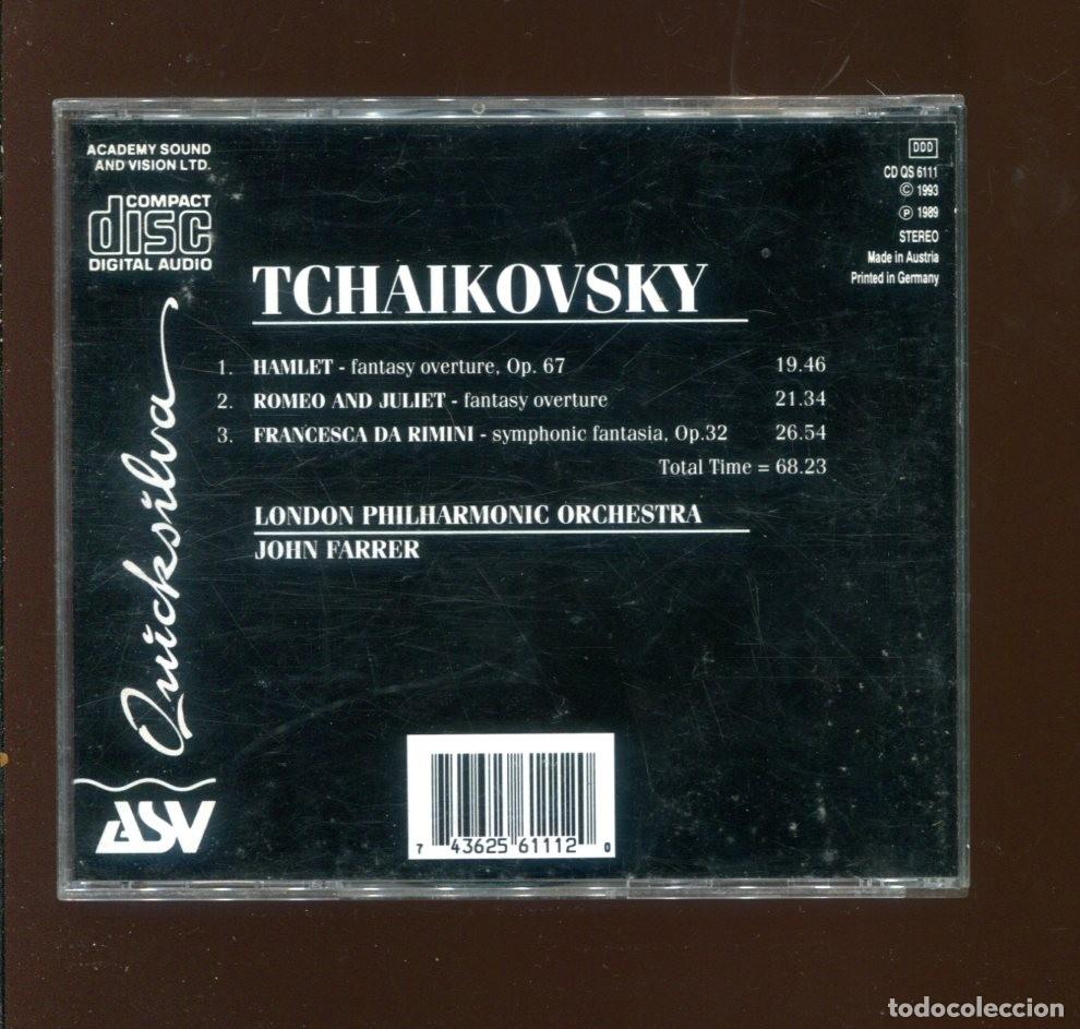 CDs de m&uacute;sica: Tchaikovsky. Romeo y julieta. hamlet. cd - Foto 2