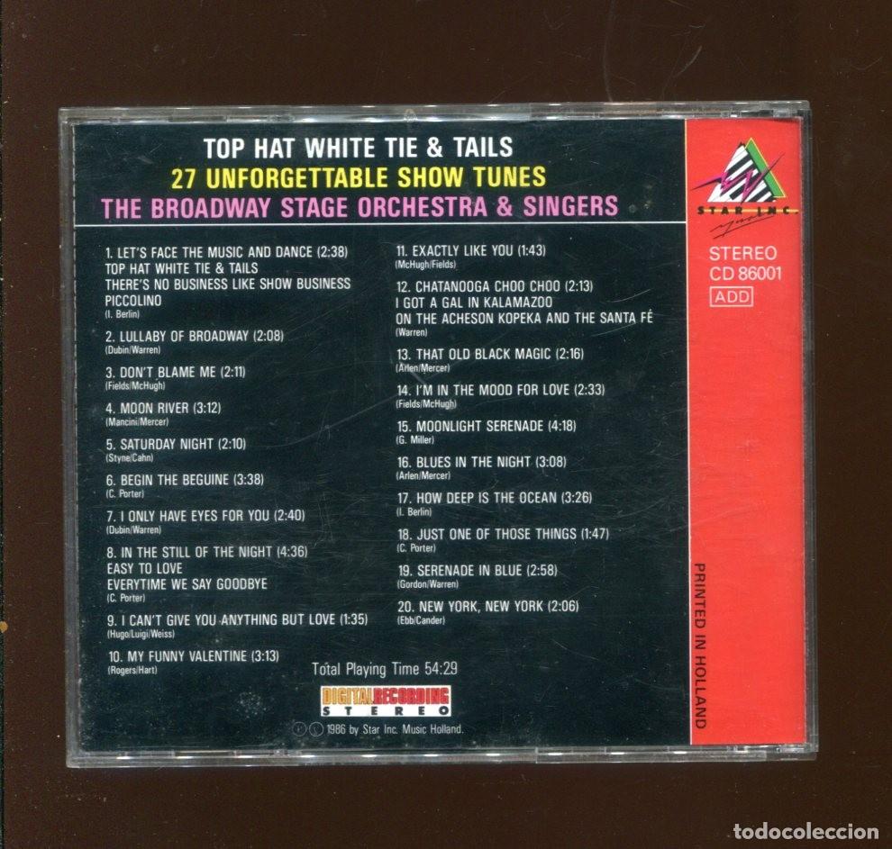 CDs de m&uacute;sica: top hat white tie & tails. cd - Foto 2