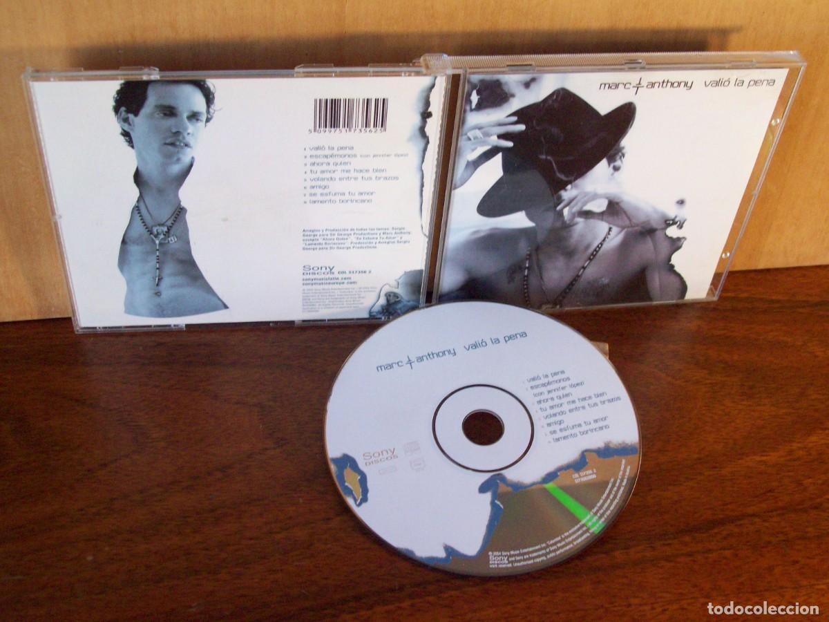 CDs de m&uacute;sica: MARC ANTHONY - VALIO LA PENA - CD - Foto 1