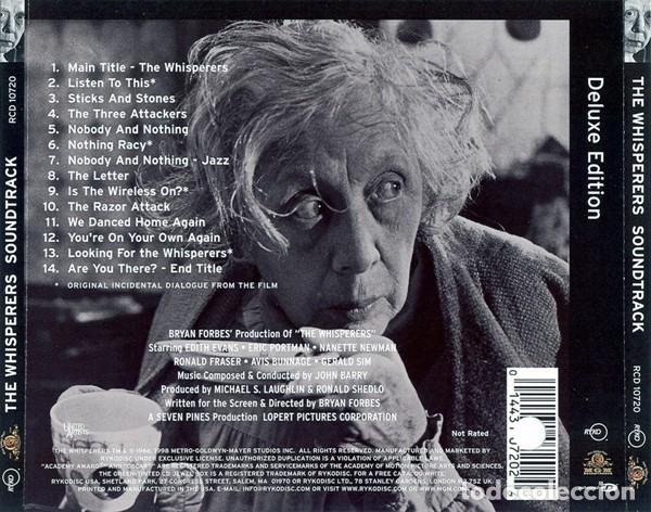 CDs de m&uacute;sica: John Barry &ndash; The Whisperers - CD - Foto 3