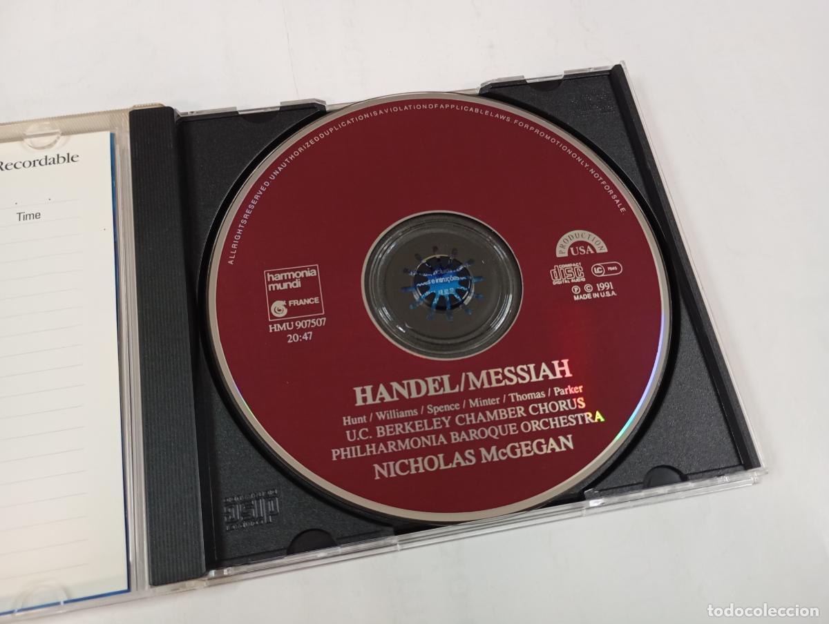 CDs de m&uacute;sica: HANDEL MESSIAH. NICHOLAS MCGEGAN CD. TDKCD74 - Foto 3