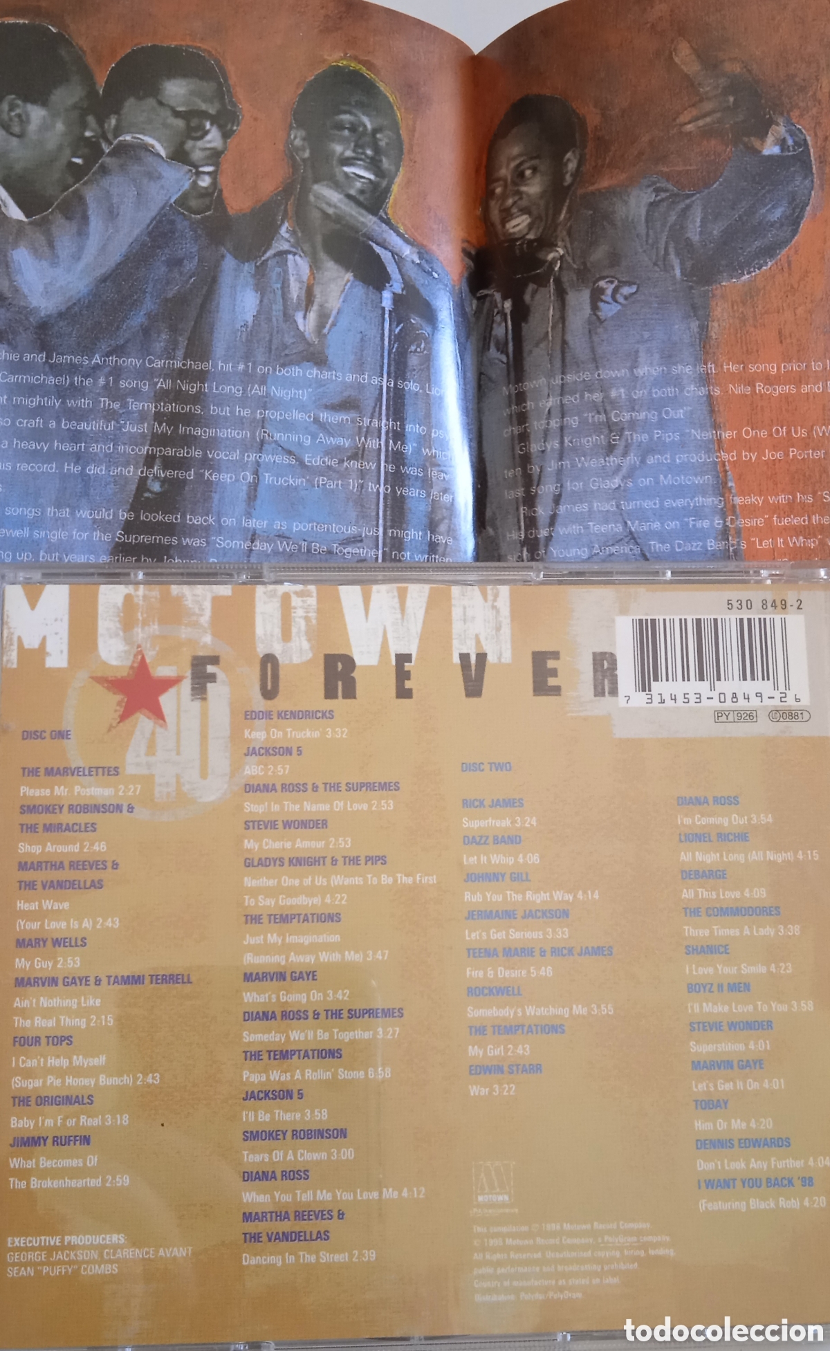 CDs de m&uacute;sica: MOTOWN 40 forever 2CD - Foto 2