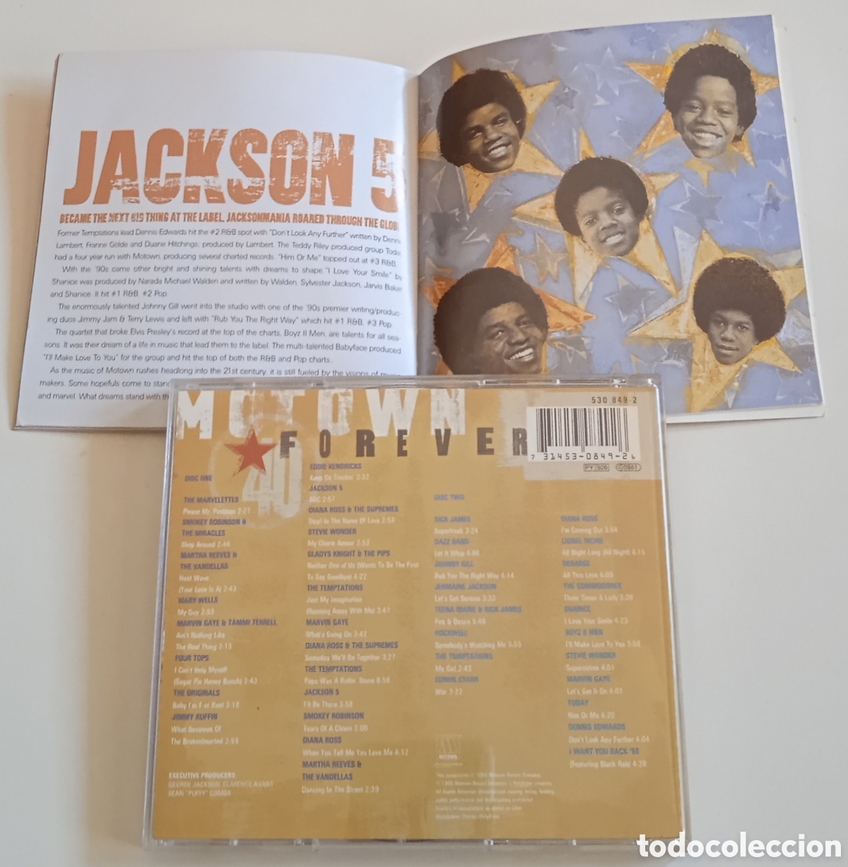 CDs de m&uacute;sica: MOTOWN 40 forever 2CD - Foto 4