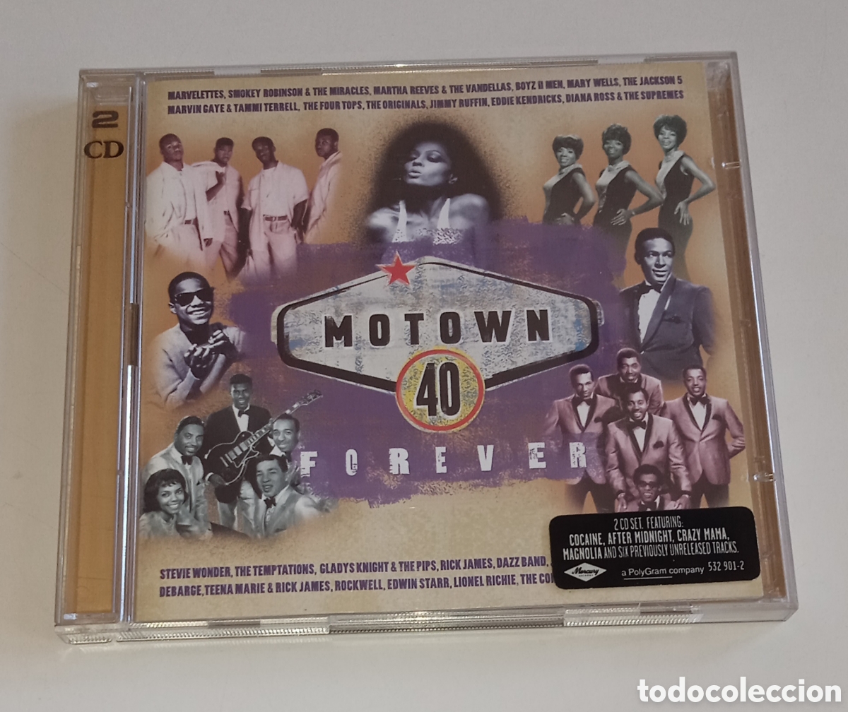 CDs de m&uacute;sica: MOTOWN 40 forever 2CD - Foto 1