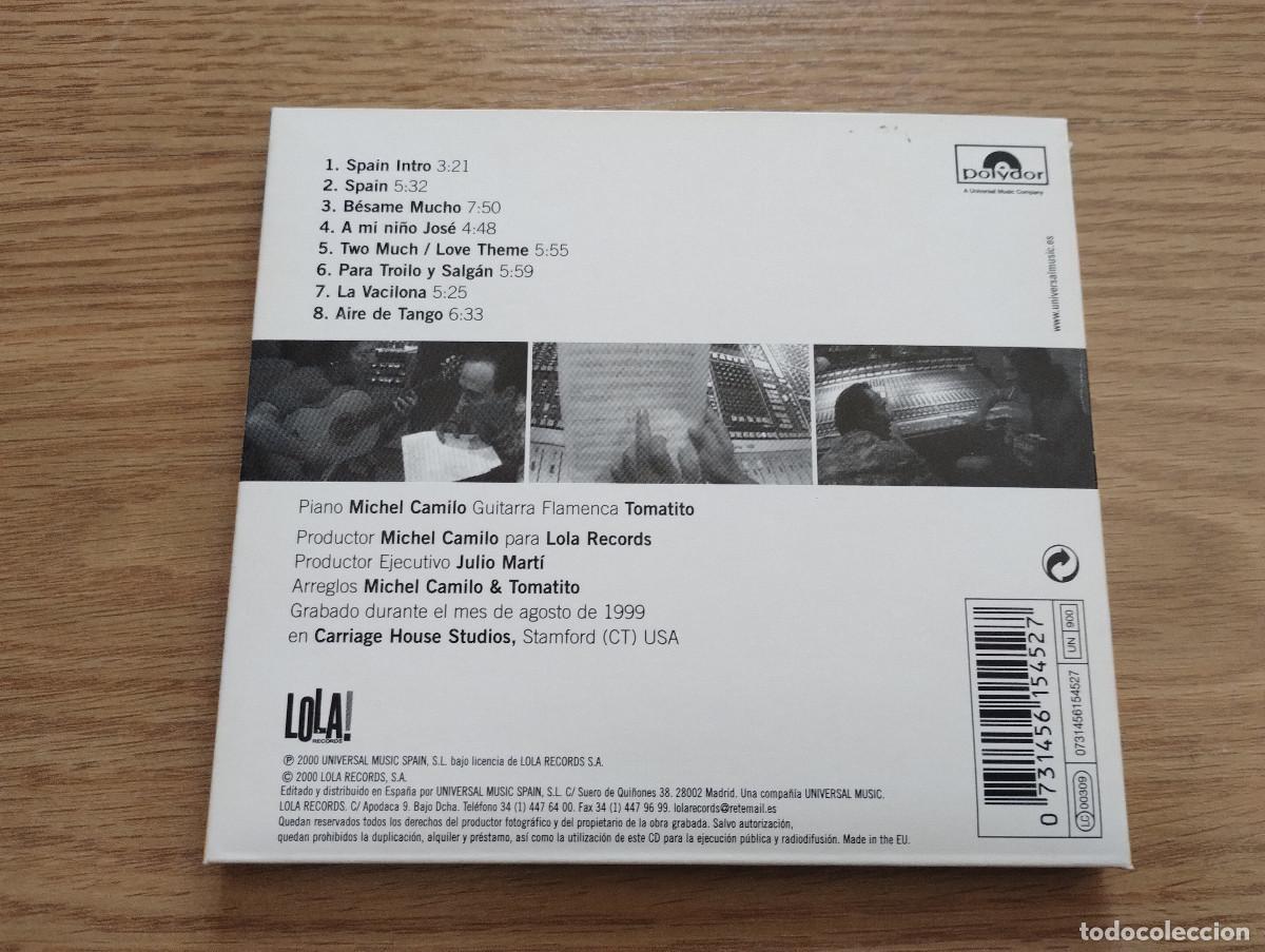 CDs de m&uacute;sica: MICHEL CAMILO & TOMATITO - SPAIN - CD JAZZ - Foto 3