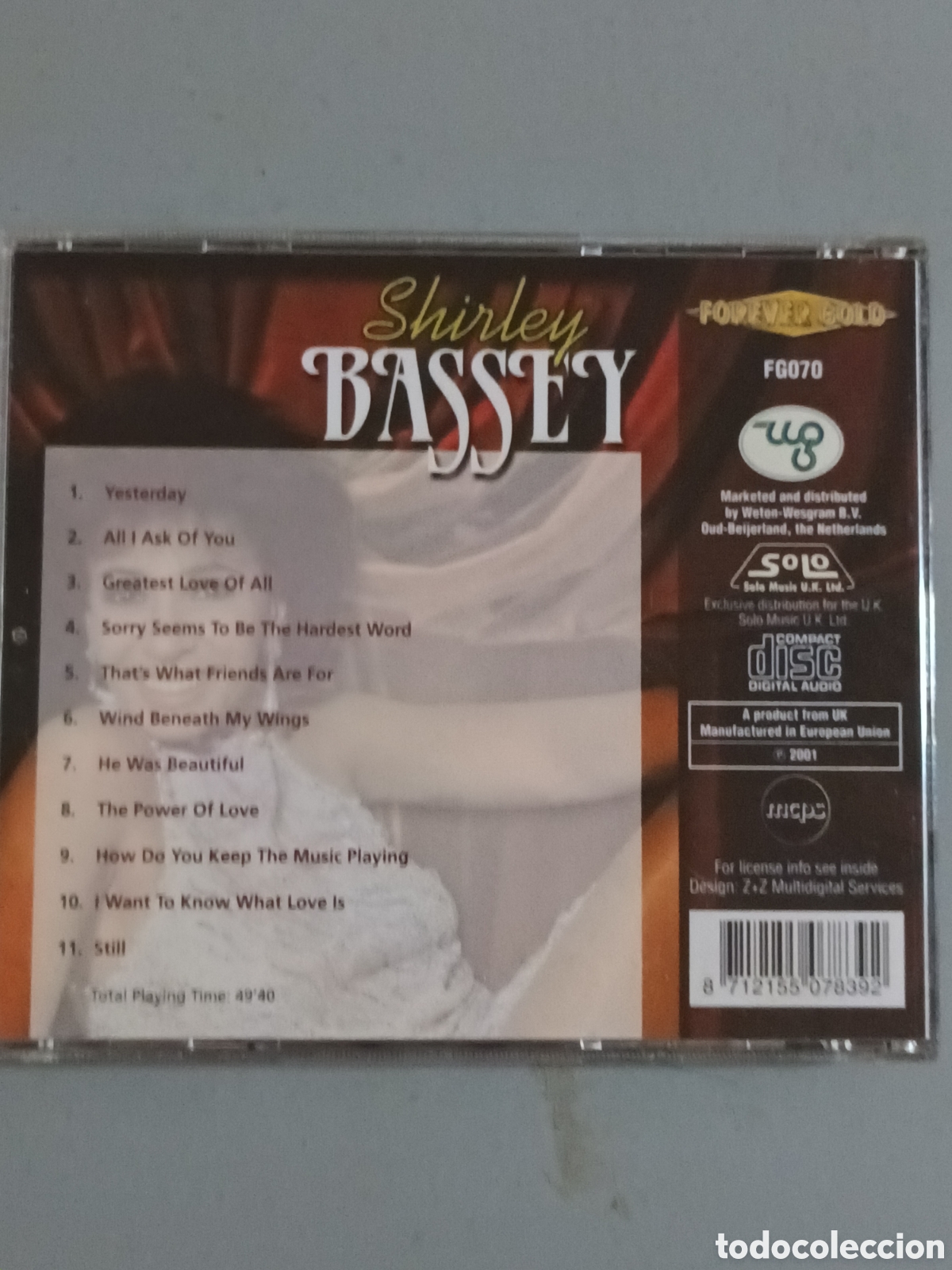 CDs de m&uacute;sica: Shirley Bassey cd musical - Foto 2