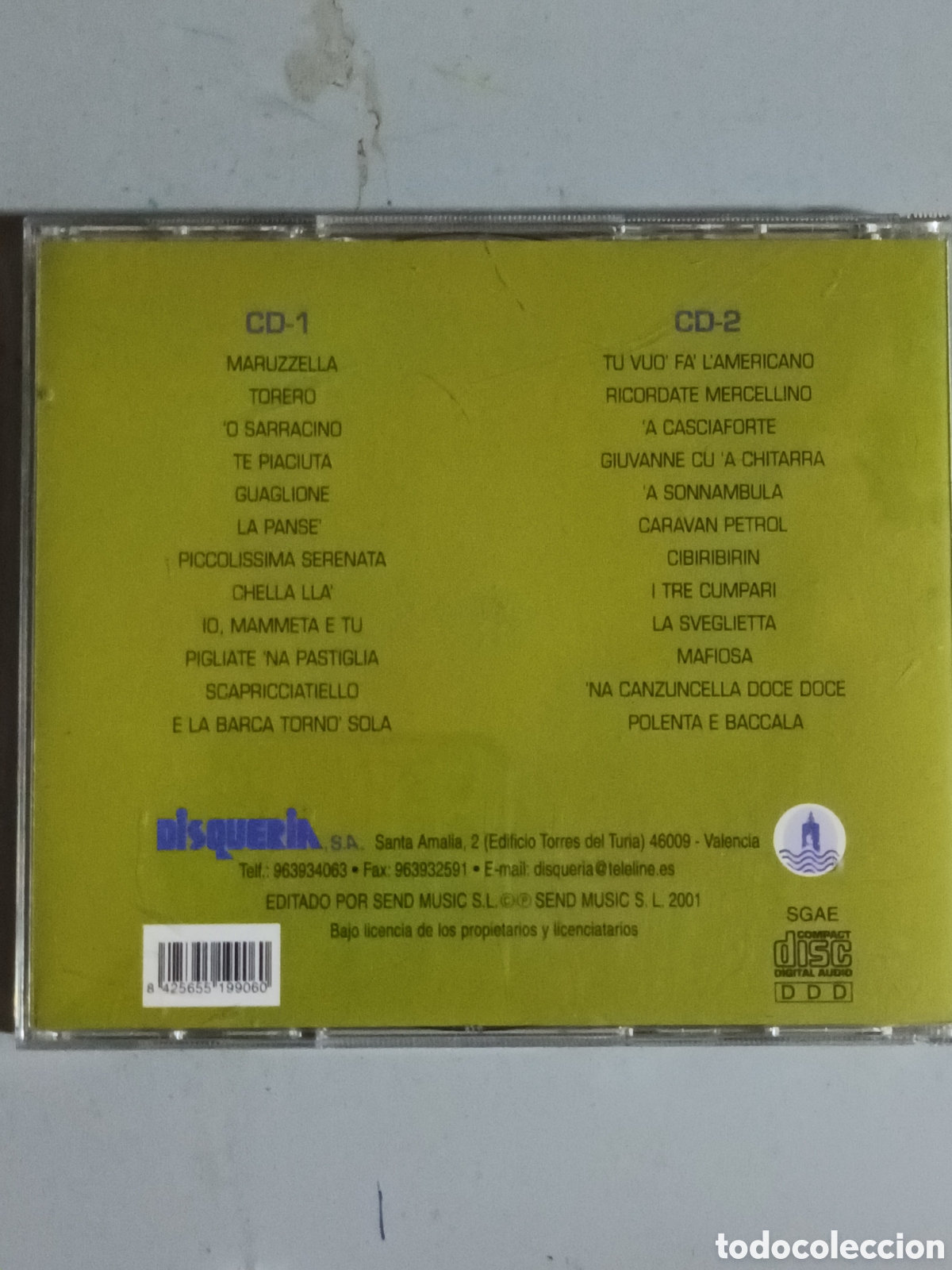 CDs de m&uacute;sica: Renato carosone 2cds - Foto 2