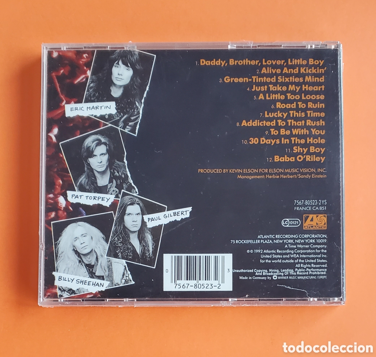 CDs de m&uacute;sica: MR. BIG . Live . Precintado . - Foto 2