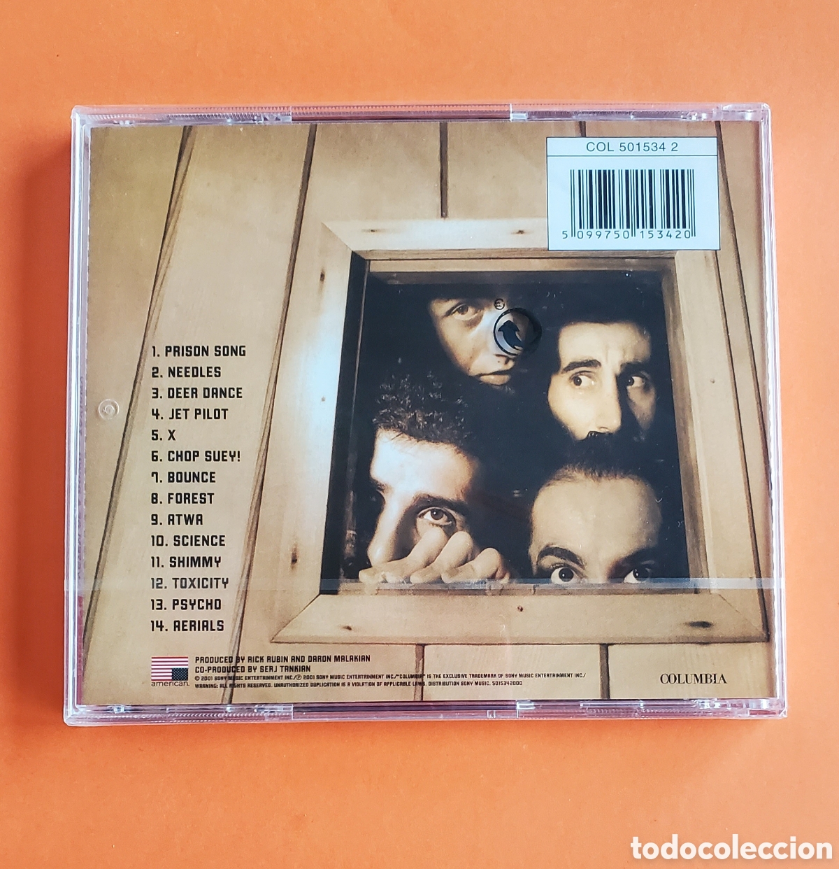 CDs de m&uacute;sica: SYSTEM OF A DOWN . Toxicity . PRECINTADO. - Foto 2