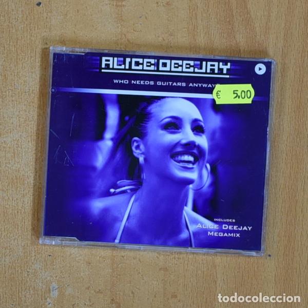 CDs de m&uacute;sica: ALICE DEEJAY - WHO NEEDS GUITARS ANYWAY - CD SINGLE - Foto 1