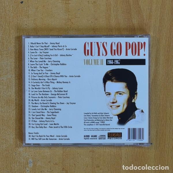 CDs de m&uacute;sica: VARIOS - GUYS GO POP VOLUME II - CD - Foto 2