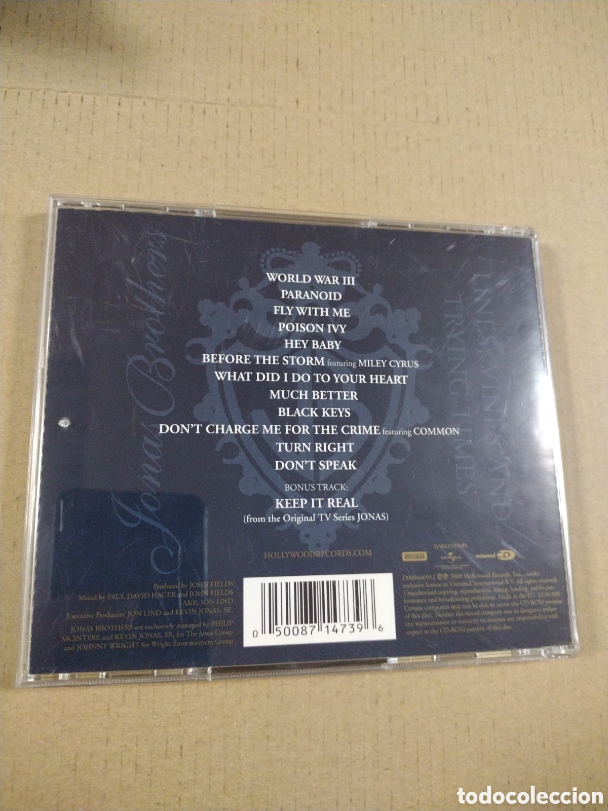 CDs de m&uacute;sica: JONAS BROTHERS. LINES VINES AND TRYING. CD - Foto 2