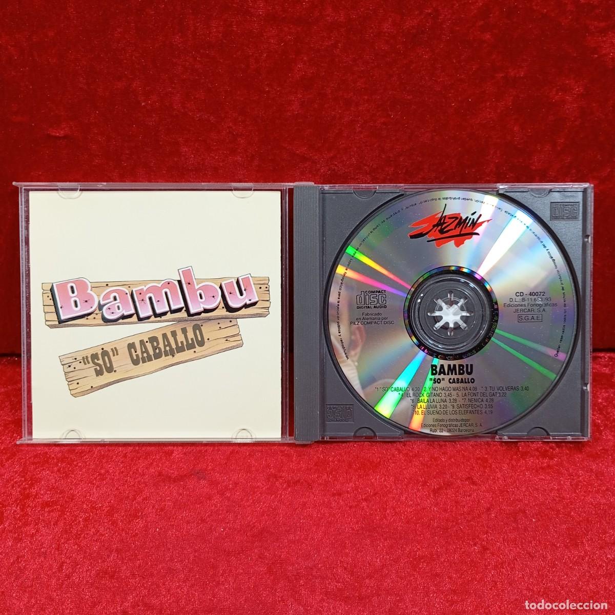CDs de m&uacute;sica: BAMBU - SO CABALLO - CD 40072 - DISCO DE M&Uacute;SICA - CD / CAA - 630 - Foto 4