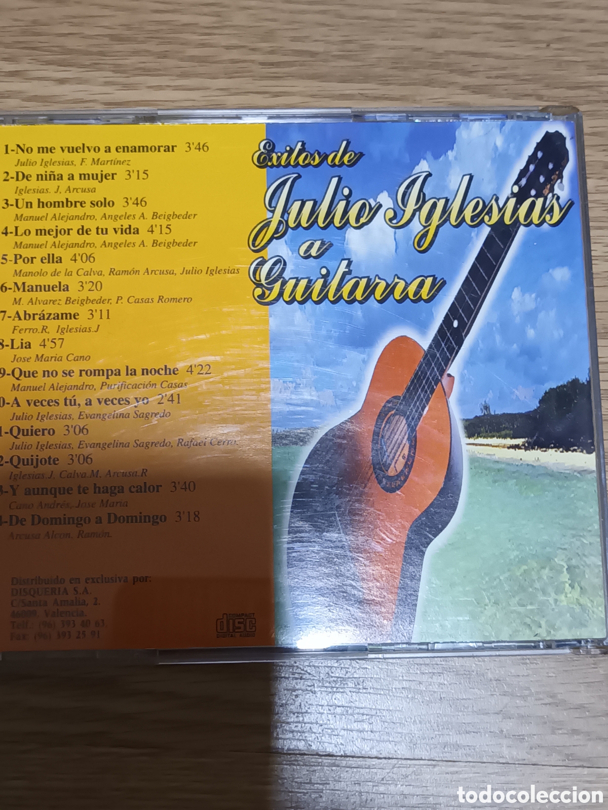 CDs de m&uacute;sica: Exitos de julio iglesias a guitarra - Foto 2