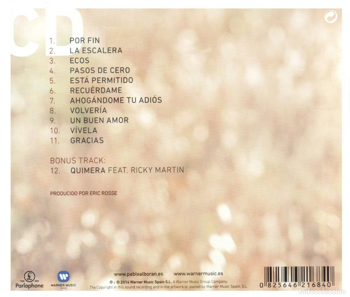 CDs de m&uacute;sica: �R7253 - PABLO ALBORAN. TERRAL. CD. - Foto 2