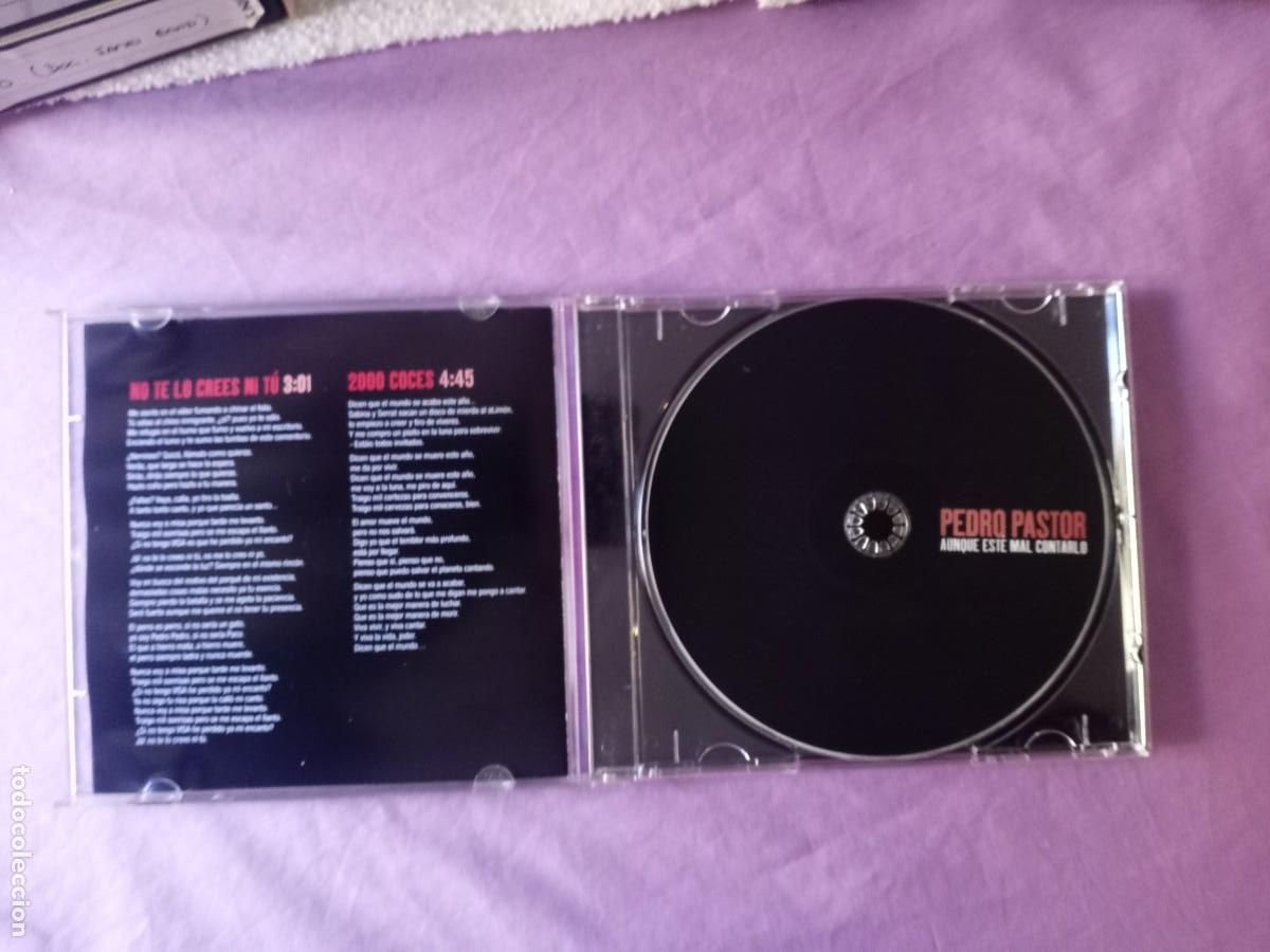 CDs de m&uacute;sica: PEDRO PASTOR - AUNQUE ESTE MAL CONTARLO - CD AUTOEDITADO 2012 - Foto 3