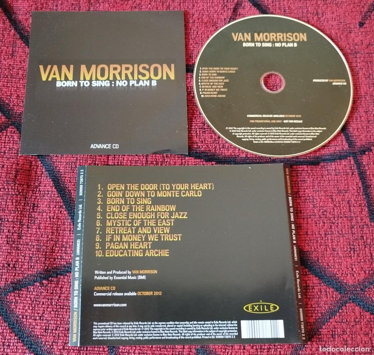 CDs de m&uacute;sica: VAN MORRISON ** Born To Sing : No Plan B ** CD PROMOCIONAL 2012 - Foto 1