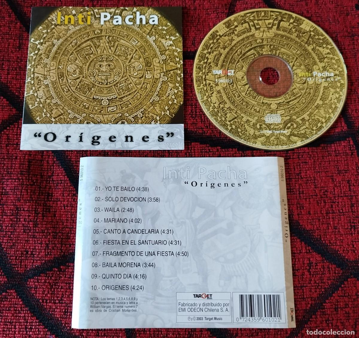 CDs de m&uacute;sica: INTI PACHA ** Origenes ** 2003 CHILE CD - Foto 1