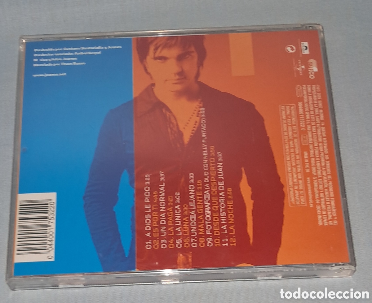 CDs de m&uacute;sica: CD JUANES, UN DIA NORMAL. 2002 SURCO - Foto 3